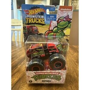2020 Hot Wheels Monster Truck TMNT Teenage Mutant Ninja Turtles RAPHAEL